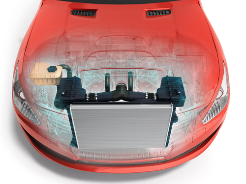 Wasserkühler auto reparieren