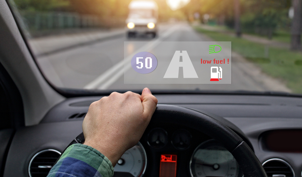 HUD-Typen des Head-Up Displays
