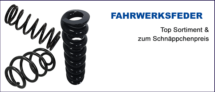 Fahrwerksfedern in Premiumqualität zu Top-Preisen