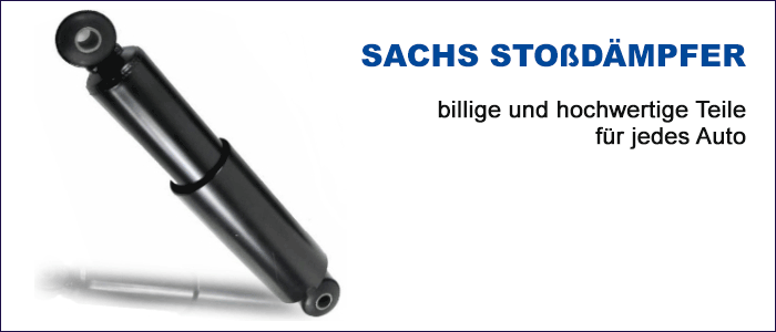 Sachs Stoßdämpfern in Top Sortiment